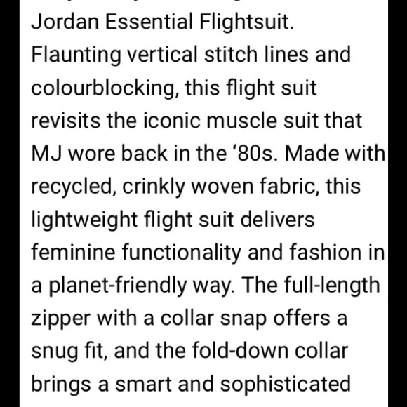 🆕 🏀🖤JORDAN (PLUS SIZE) FLIGHT SUIT🖤🏀🆕 - Picture 11 of 12